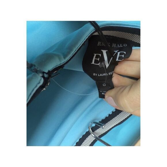 Black Halo Eve Jonas Gown NWT Sz. 0 - Picture 4 of 6